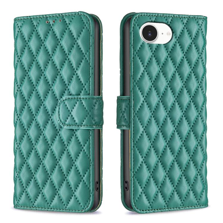 Diamond Lattice Wallet Flip Leather Phone Case, For iPhone 17e / 16e, For iPhone 17 Pro Max, For iPhone 17 Pro, For iPhone 17