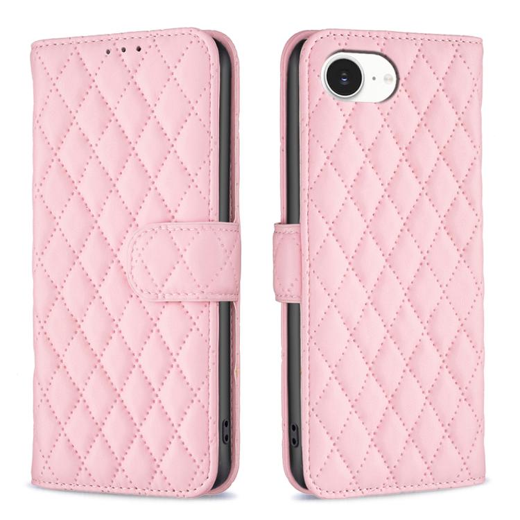 Diamond Lattice Wallet Flip Leather Phone Case, For iPhone 17e / 16e, For iPhone 17 Pro Max, For iPhone 17 Pro, For iPhone 17