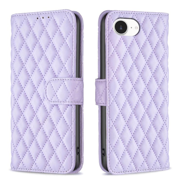 Diamond Lattice Wallet Flip Leather Phone Case, For iPhone 17e / 16e, For iPhone 17 Pro Max, For iPhone 17 Pro, For iPhone 17