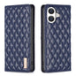 Diamond Lattice Magnetic Leather Flip Phone Case, For iPhone 17 Pro Max, For iPhone 17 Pro, For iPhone 17, For iPhone Air