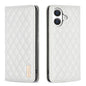 Diamond Lattice Magnetic Leather Flip Phone Case, For iPhone 17 Pro Max, For iPhone 17 Pro, For iPhone 17, For iPhone Air