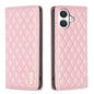 Diamond Lattice Magnetic Leather Flip Phone Case, For iPhone 17 Pro Max, For iPhone 17 Pro, For iPhone 17, For iPhone Air