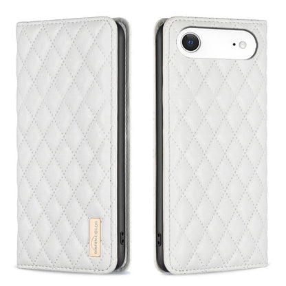 Diamond Lattice Magnetic Leather Flip Phone Case, For iPhone 17 Pro Max, For iPhone 17 Pro, For iPhone 17, For iPhone Air