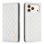 Diamond Lattice Magnetic Leather Flip Phone Case, For iPhone 17 Pro Max, For iPhone 17 Pro, For iPhone 17, For iPhone Air