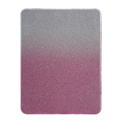 Gradient Glitter Magnetic Split Leather Tablet Case