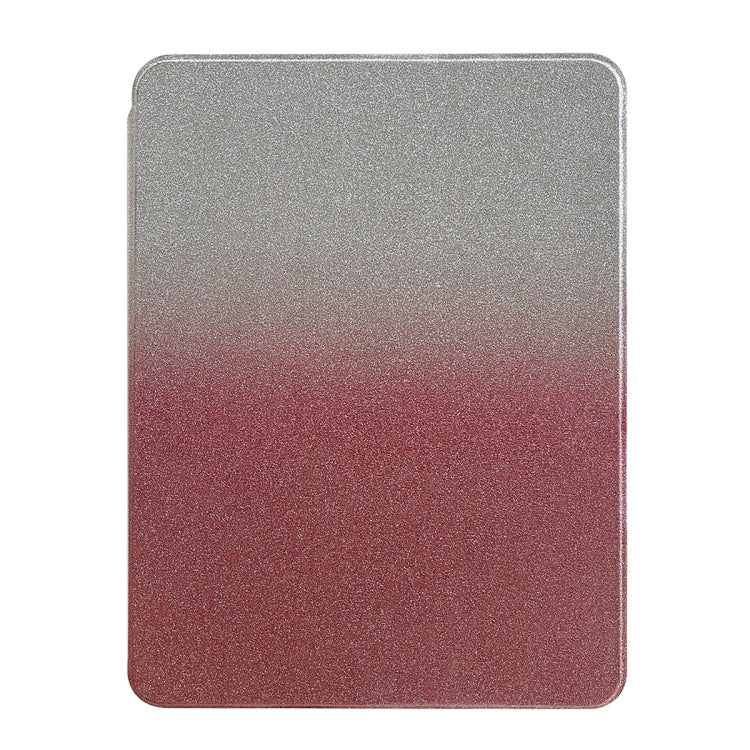 Gradient Glitter Magnetic Split Leather Tablet Case