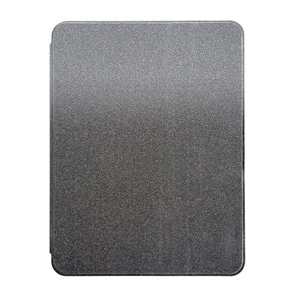 Gradient Glitter Magnetic Split Leather Tablet Case