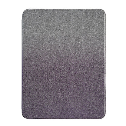 Gradient Glitter Magnetic Split Leather Tablet Case