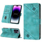 Skin-feel Embossed Leather Phone Case, For iPhone 16, For iPhone 15 Pro Max, For iPhone 15 Pro, For iPhone 15 Plus