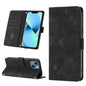 Skin-feel Embossed Leather Phone Case, For iPhone 15, For iPod Touch 7 / 6 / 5