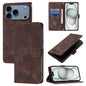 Skin-feel Embossed Leather Phone Case, For iPhone 18 Pro / 17 Pro, For iPhone 18 Pro Max / 17 Pro Max, For iPhone 17, For iPhone Air