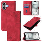 Skin-feel Embossed Leather Phone Case, For iPhone 18 Pro / 17 Pro, For iPhone 18 Pro Max / 17 Pro Max, For iPhone 17, For iPhone Air