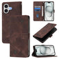 Skin-feel Embossed Leather Phone Case, For iPhone 18 Pro / 17 Pro, For iPhone 18 Pro Max / 17 Pro Max, For iPhone 17, For iPhone Air