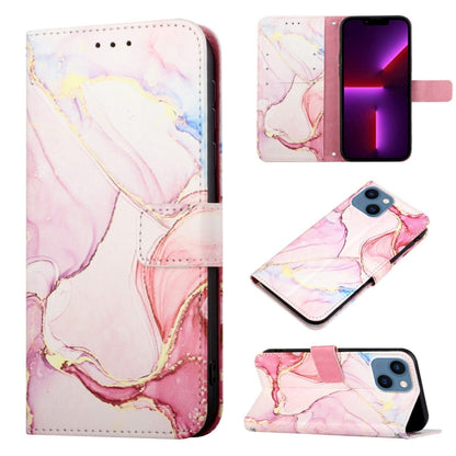 PT003 Marble Pattern Flip Leather Phone Case, For iPhone 16, For iPhone 15 Pro Max, For iPhone 15 Pro, For iPhone 15 Plus