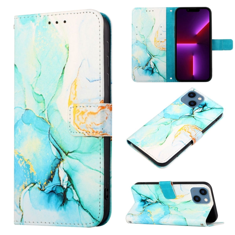 PT003 Marble Pattern Flip Leather Phone Case, For iPhone 16, For iPhone 15 Pro Max, For iPhone 15 Pro, For iPhone 15 Plus