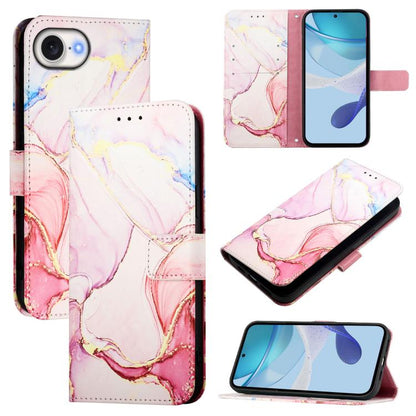 PT003 Marble Pattern Flip Leather Phone Case, For iPhone 17e / 16e, For iPhone 17 Pro Max, For iPhone 17 Pro, For iPhone 17