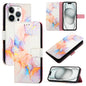 PT003 Marble Pattern Flip Leather Phone Case, For iPhone Air, For iPhone 16 Pro Max, For iPhone 16 Pro, For iPhone 16 Plus