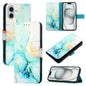 PT003 Marble Pattern Flip Leather Phone Case, For iPhone Air, For iPhone 16 Pro Max, For iPhone 16 Pro, For iPhone 16 Plus