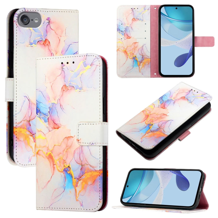 PT003 Marble Pattern Flip Leather Phone Case