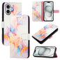 PT003 Marble Pattern Flip Leather Phone Case