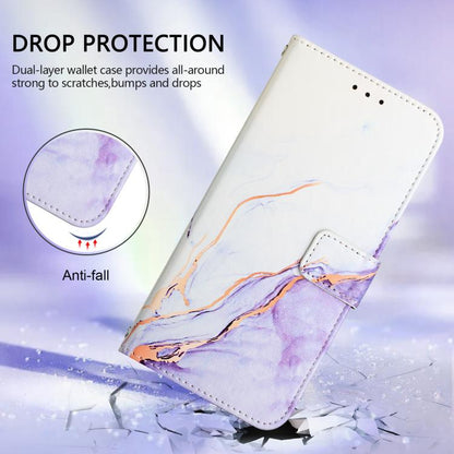 PT003 Marble Pattern Flip Leather Phone Case, For iPhone Air, For iPhone 16 Pro Max, For iPhone 16 Pro, For iPhone 16 Plus