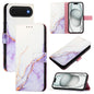 PT003 Marble Pattern Flip Leather Phone Case, For iPhone Air, For iPhone 16 Pro Max, For iPhone 16 Pro, For iPhone 16 Plus