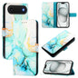 PT003 Marble Pattern Flip Leather Phone Case, For iPhone Air, For iPhone 16 Pro Max, For iPhone 16 Pro, For iPhone 16 Plus
