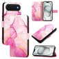 PT003 Marble Pattern Flip Leather Phone Case, For iPhone Air, For iPhone 16 Pro Max, For iPhone 16 Pro, For iPhone 16 Plus