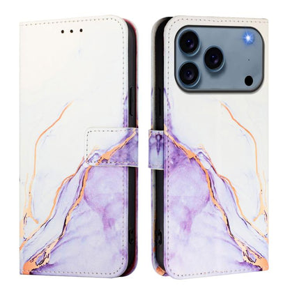 PT003 Marble Pattern Flip Leather Phone Case