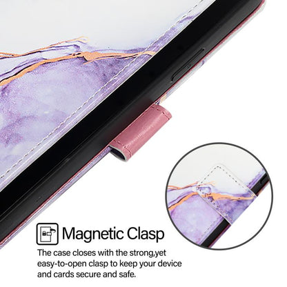 PT003 Marble Pattern Flip Leather Phone Case