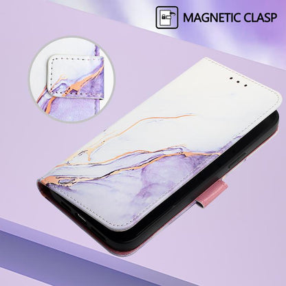 PT003 Marble Pattern Flip Leather Phone Case