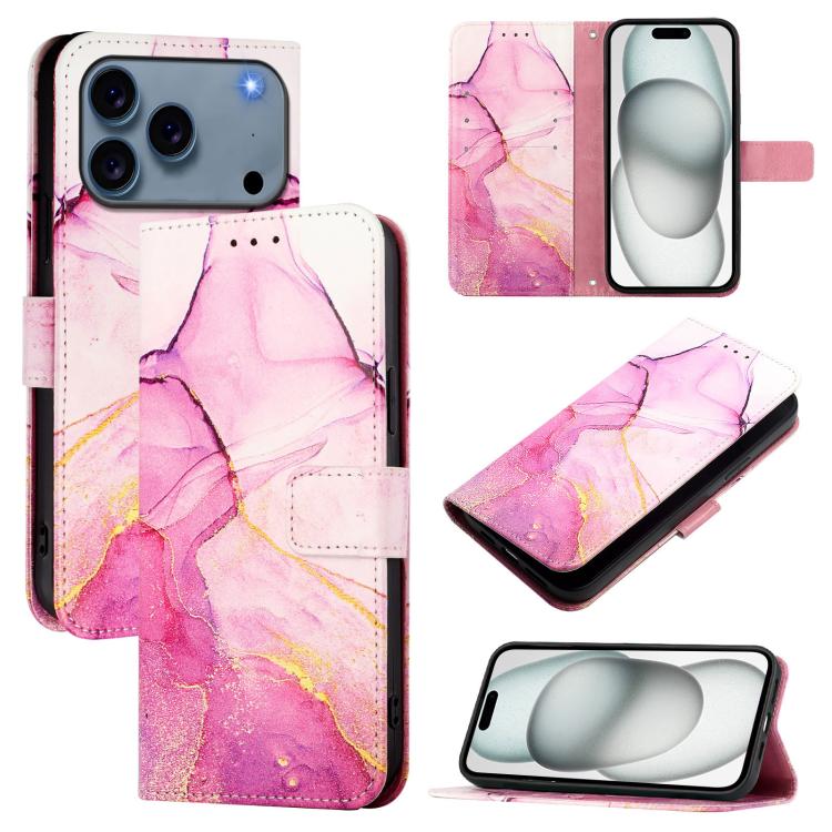PT003 Marble Pattern Flip Leather Phone Case