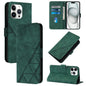 Crossbody 3D Embossed Flip Leather Phone Case, For iPhone Air, For iPhone 16 Pro Max, For iPhone 16 Pro, For iPhone 16 Plus
