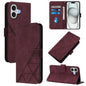 Crossbody 3D Embossed Flip Leather Phone Case