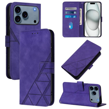 Crossbody 3D Embossed Flip Leather Phone Case