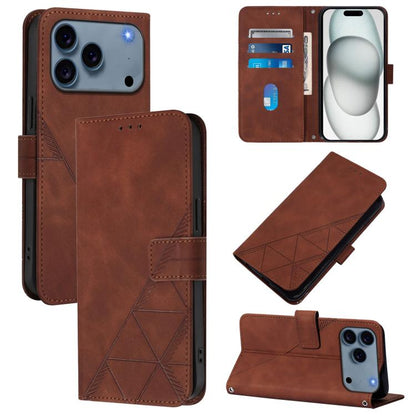 Crossbody 3D Embossed Flip Leather Phone Case