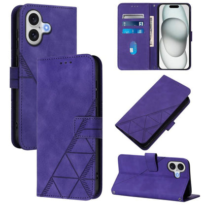 Crossbody 3D Embossed Flip Leather Phone Case