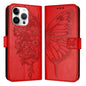 Embossed Butterfly Leather Phone Case, For iPhone 17, For iPhone Air, For iPhone 16 Pro Max