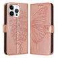 Embossed Butterfly Leather Phone Case, For iPhone 17, For iPhone Air, For iPhone 16 Pro Max