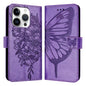 Embossed Butterfly Leather Phone Case