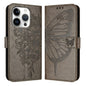 Embossed Butterfly Leather Phone Case