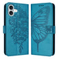 Embossed Butterfly Leather Phone Case