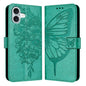 Embossed Butterfly Leather Phone Case