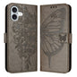Embossed Butterfly Leather Phone Case