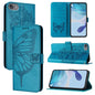 Embossed Butterfly Leather Phone Case