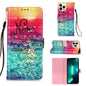 3D Painting Horizontal Flip Leather Phone Case