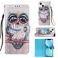 3D Painting Horizontal Flip Leather Phone Case
