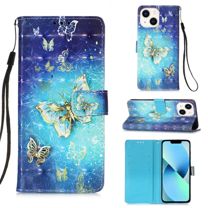 3D Painting Horizontal Flip Leather Phone Case