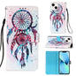 3D Painting Horizontal Flip Leather Phone Case
