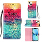 3D Painting Horizontal Flip Leather Phone Case